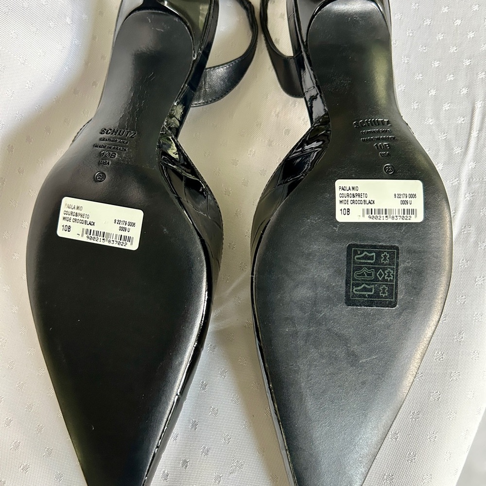 Patent leather Slingback Pumps, black, SCHUTZ - Picture 9 of 11